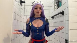 Babyfooji Sucking New Dildo And Puts Inside Nasty Cunt In Washroom Cosplay Onlyfans Video