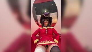 Aerytiefling - Megumin Cosplay Face Sitting POV