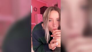 Leya Gornaya Cutie Masturbating Solo After Doing Blowjob On Dildo Onlyfans Video