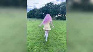 Belle Delphine Running Naked Outdoor Video Leaked