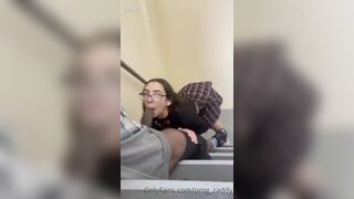 Queenofhell.xo - College Student Sucking Stranger's Black Dick In Public