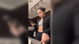 Angela Alvarez Teases Her Boobs And Curvy Ass During Live Leaked Video