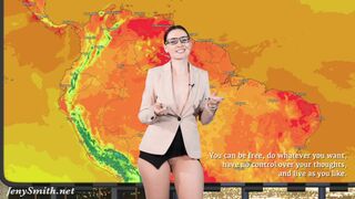 Jeny Smith Erotic Accurate Weather Forecast Video