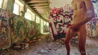 GentlyPerv Urbex Flashing with Handjob a Cute Nasty Girl Loves Cum Video