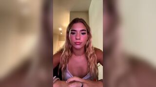 Rachel_mann347 Shows Small Tits And Sitting On Bf's Dick While Streaming Video