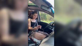 Porpetane Brazilian Thick Solo Masturbation In The Car Public