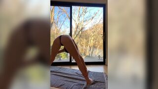 Ashley Tervort Hot Swimsuit Yoga