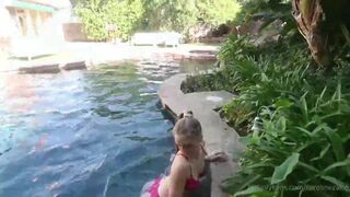 Caroline Zalog Pool Strip Video