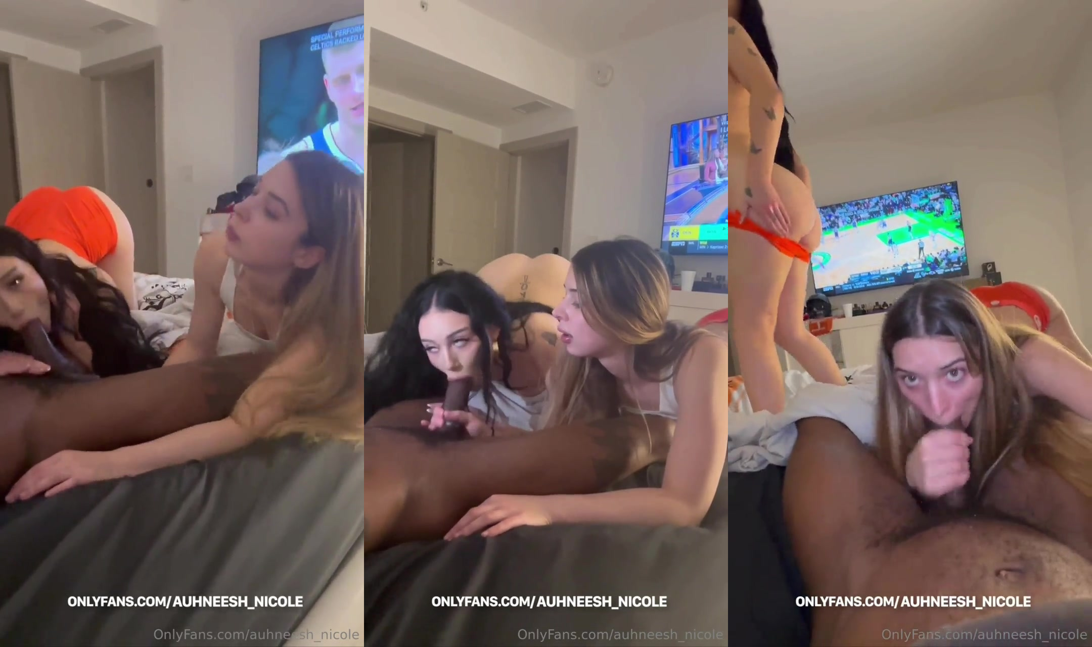 Auhneesh nicole threesome