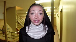 Mollymoonnn Slutty Nun Cosplay Fucking The New Church Member New