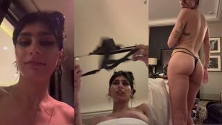 Mia Khalifa Nude Tease Thong Panties Try On Onlyfans leaked