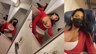 Madison420ivy Naughty Bad Masturbating in The Aeroplane