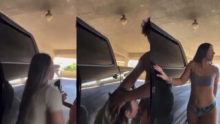 Natalie Doughty Risky Fucking in Parking Lot