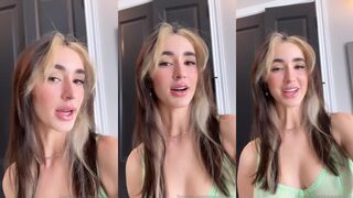 Natalie Roush Gets Exposed her Nipples in See Through Onlyfans Video