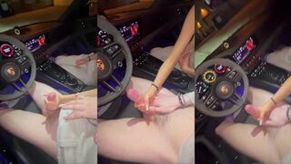 Waifumiia Blowing Off Bf's Dick In The Car Onlyfans Video