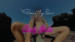 Gentlyperv Masturbating On The Beach Watching A Chick Video