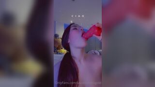 Lauren Alexis Candy Dildo Deepthroat Onlyfans Video Leaks