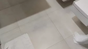 I surprised her in shower