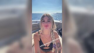 KittieBabyXXX Boat Blowjob Video Leaks