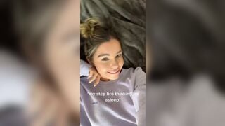 Tiktok Teen Playing With Pussy While Stepbrother Sleeps Leaked