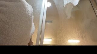 Anne Moore Sucking Dildo On Shower Glass Onlyfans Video