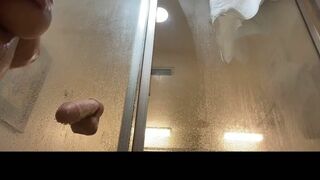 Anne Moore Sucking Dildo On Shower Glass Onlyfans Video