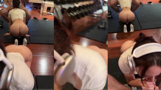 Veronica Perasso Blowing Off Big Dick In The Gym Onlyfans Video