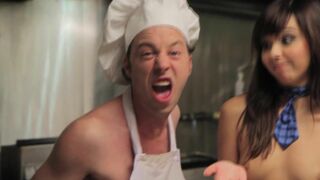 Ariel Rebel Top Less Cooking While Teasing Nipples Video