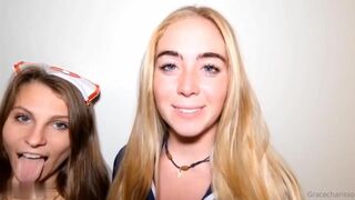 Gracecharisxo Being Naughty With Hot Lesbian Babe Video