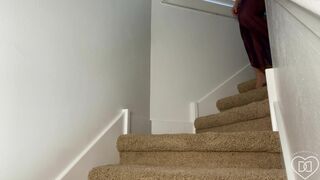 Dani Daniels Fucking Herself On The Stairs In Purple Dress Onlyfans Video