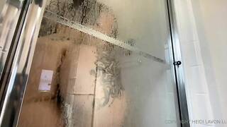 Heidilavon Nude Shower Tease With Scrubbing Booty Video