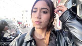 Artemis Carmona Walking Outside With Cum Facial Video