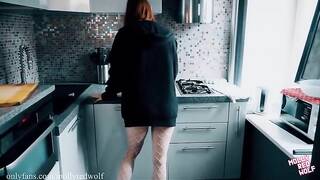 Molly Redwolf And Morning Sex – Cum On Her Face After Sensual In The Kitchen