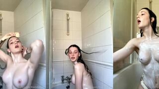 Irisaliciabunny Scrubbing Nude Tits Onlyfans Video Leaked