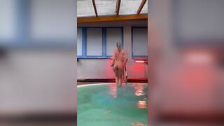 Alysha Newman Swimming While Fully Nude Onlyfans Video