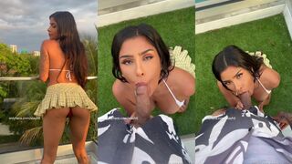 Slaysheslays Throating Black Dick Outdoor Onlyfans POV Video