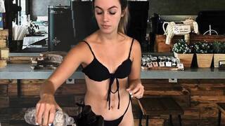 Miss Bell ASMR Patreon Bikini Barista Video Leaked