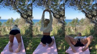 Thesashaxo Went Horny During Outdoor Yoga Onlyfans Video