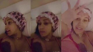 Cardi B Shows Her Nude Nipple on Instagram Live Video