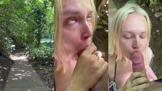 Addison Ivy Blows Hard Dick at the Park Onlyfans Video