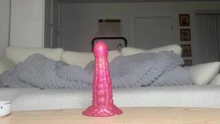 Carrot Cake Riding Thicc Dildo With Oil Porn Video