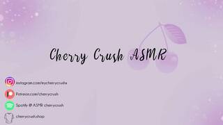 Cherrycrush ASMR Tease With Nude Nipple Play Porn Video