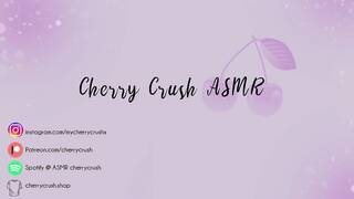 Cherry Crush ASMR Pussy Rubbing And Dirty Talking Video Leaked