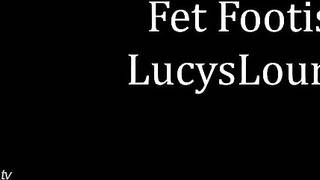 Lucyslounge creamy foot fetish pussy masturbation