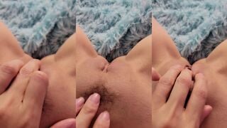 Andi Land Playing Her Juicy Pussy Closeup POV Video