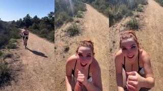 I Found TikTok Star Taylor Gunner’s Favorite Trail and Covered Her Big Tits With My Cum