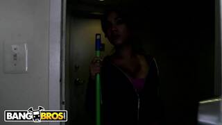 BANGBROS - Cuban Maid With Big Ass And Big Attitude Assuaged By Money