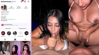 Passionate and hard sex with a beautiful Latina taking cum in her mouth