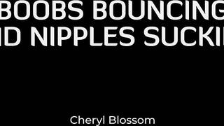 Cheryl Blossom Boobs Bouncing and Nipples Sucking Video