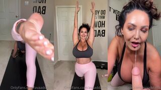 Ava Addams Went Horny While Yoga and Dildo Fuck JOI Onlyfans Leak